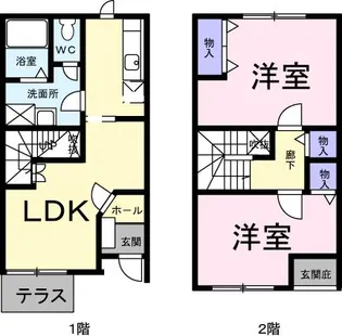 山形県山形市瀬波2【アパート】の間取り