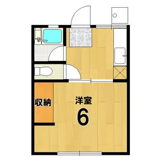 箱ノ井ハイツ【1階】の間取り