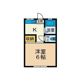 1Kの間取り画像
