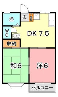 フォートレス【2階】の間取り