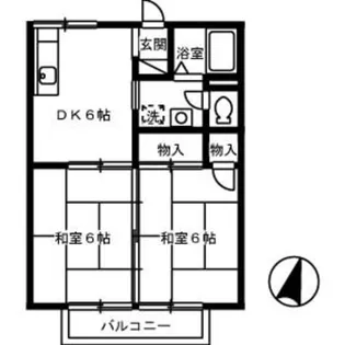 プレジール久保【2階】の間取り