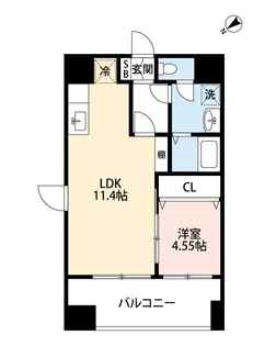 スプランドゥール新屋敷【6階】の間取り