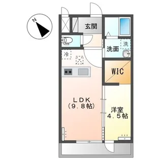 グレイスコート【1階】の間取り