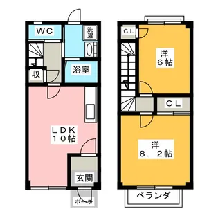リュイソーY【2階】の間取り