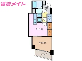 ポンド・サイド蓮パートI【3階】の間取り