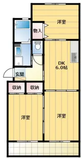 グランドハイツ青葉【2階】の間取り