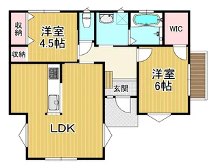愛媛県西条市福武甲【一戸建】の間取り