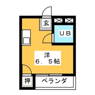 ユニバーサル島田【1階】の間取り