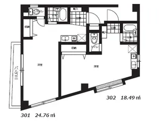 メゾンドポピー【3階】の間取り