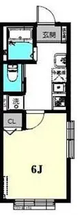 ベルンハルト新松戸【2階】の間取り