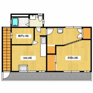 ハイツ湘南【2階】の間取り