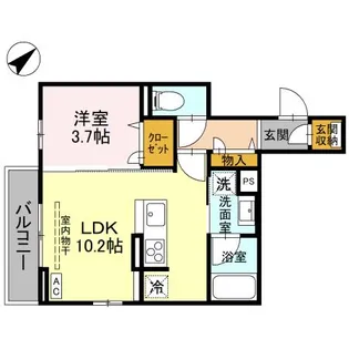 Le lien(ルリアン)【3階】の間取り