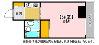 広島県広島市中区東白島町【マンション】の間取り