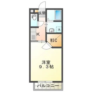 アルベールG棟【2階】の間取り