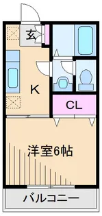 シャルムクリスチーヌ【1階】の間取り