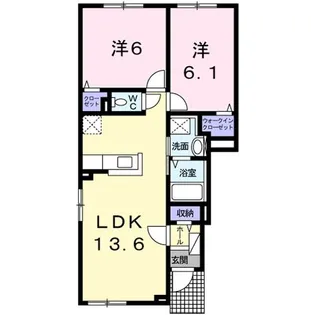リオマーニ スール.【1階】の間取り
