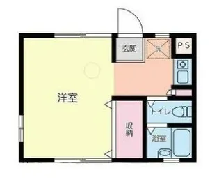 ハウス横浜【1階】の間取り