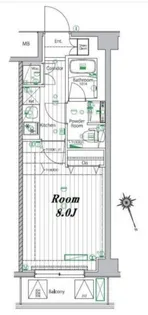 メイクスデザイン三宿【3階】の間取り