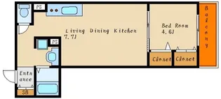 LaLa錦が丘【1階】の間取り