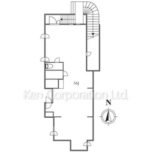 五本木ハウス【2階】の間取り