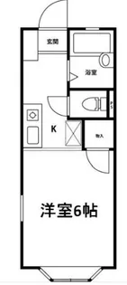 ユキハイツ【1階】の間取り
