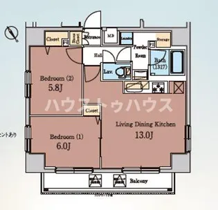 HY’s 田端IIeast【6階】の間取り