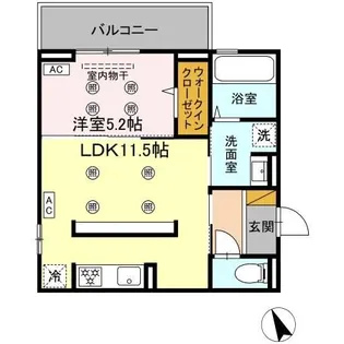 プレアデス【2階】の間取り