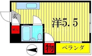 ロアール亀有【5階】の間取り