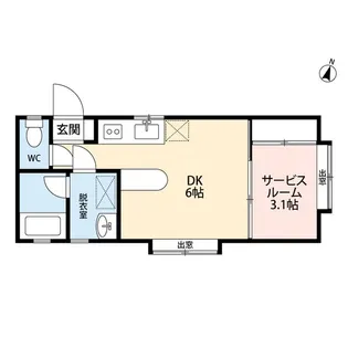 新潟県新潟市中央区沼垂東5【アパート】の間取り