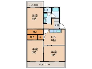 水町ビル【3階】の間取り