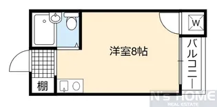 1Rの間取り画像