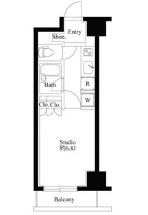 東京都中央区銀座8【マンション】の間取り