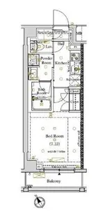 ARKMARK東大井【4階】の間取り