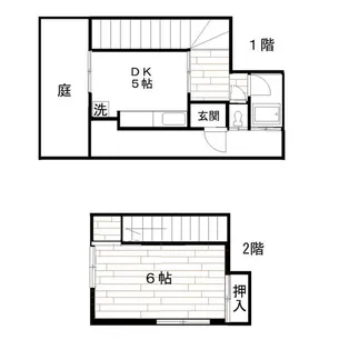 サンハイツ松ヶ丘の間取り