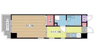 兵庫県神戸市中央区下山手通8【マンション】の間取り