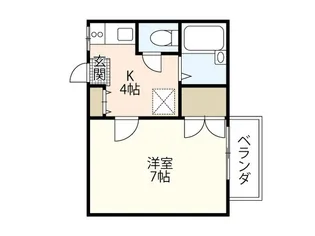 エスポアールM【1階】の間取り