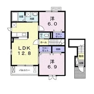 カルム【2階】の間取り