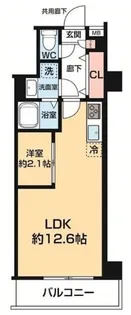 ARCOBALENO DAISHIMAE【5階】の間取り