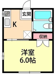 高田ハイツ【2階】の間取り