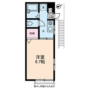 ストリームフラッツ【2階】の間取り