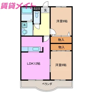 ファミーユ・レイ【2階】の間取り