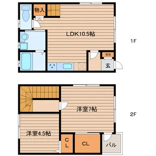 宮城県仙台市青葉区貝ケ森4【一戸建】の間取り