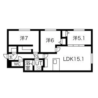 COMSAP 南17条【4階】の間取り