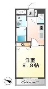 ソレアード田園【1階】の間取り