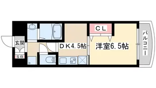 ノルデンハイム新大阪2【4階】の間取り