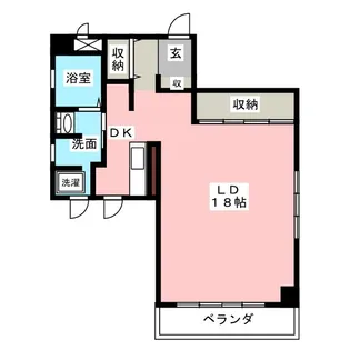 Life inn 桜山 東館【3階】の間取り