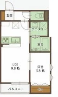 サロット【2階】の間取り