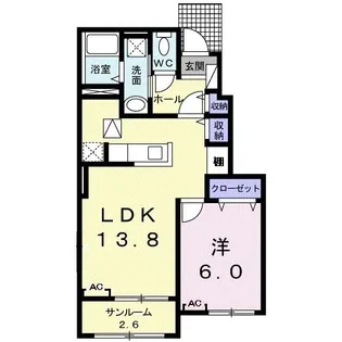 フロンテーラ【1階】の間取り