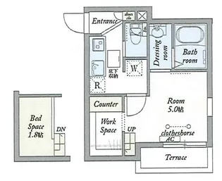 タッカホー【1階】の間取り