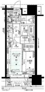 ピアース渋谷【9階】の間取り